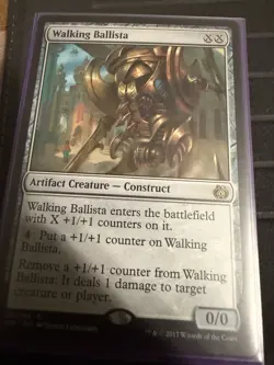 Magic the Gathering Walking Ballista Rare Artifact Creature Aether Revolt - Image 1