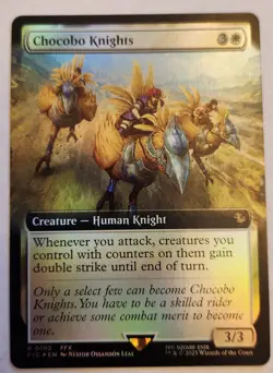 Chocobo Knights FIC #102 Rare Extended Art Foil NM+ - Image 1