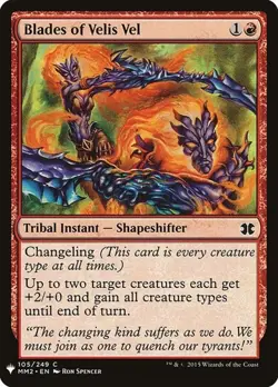 1x Blades of Velis Vel NM Eng MTG - The List - Image 1