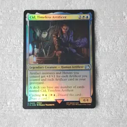 MTG Cid, Timeless Artificer Final Fantasy Uncommon Foil 420 - Image 1