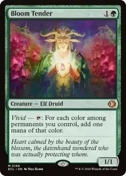 x1 Bloom Tender M MTG Lorwyn Eclipsed M/NM, English - Image 1