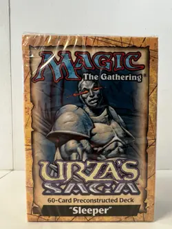 Magic The Gathering Urza's Saga SLEEPER ~ Theme Deck ~ SEALED ~ MTG ~ B - Image 1