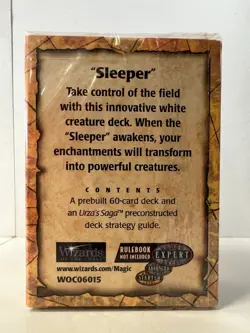 Magic The Gathering Urza's Saga SLEEPER ~ Theme Deck ~ SEALED ~ MTG ~ B - Image 3