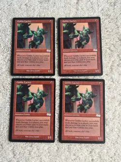 Goblin Lackey X4 Playset Urza's Saga Regular - Image 1