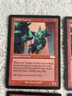 Goblin Lackey X4 Playset Urza's Saga Regular - Image 5