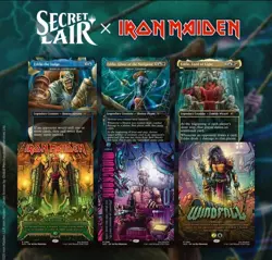 IRON MAIDEN EDDIE UNCHAINED MTG MAGIC THE GATHERING SECRET LAIR SEALED FOIL PACK - Image 1