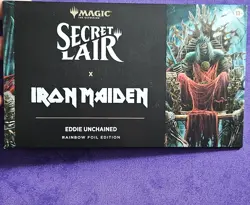 IRON MAIDEN EDDIE UNCHAINED MTG MAGIC THE GATHERING SECRET LAIR SEALED FOIL PACK - Image 2