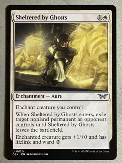 MTG / Sheltered by Ghosts / DSK / #30 / Regular / Uncommon / NM - Image 1