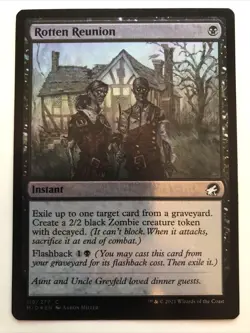 MTG Innistrad: Midnight Hunt Rotten Reunion Foil 119/277 LP - Image 1