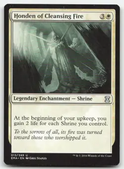 MTG Eternal Masters #13 Honden of Cleansing Fire LP - Image 1