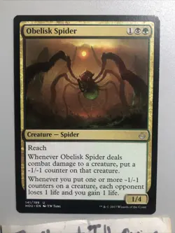 Obelisk Spider - Hour of Devastation Near Mint NM 141 English - Image 2