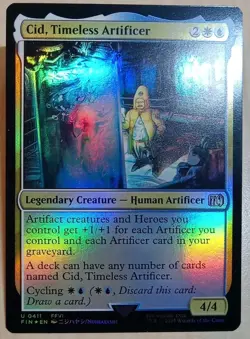 Cid, Timeless Artificer (0411) FOIL - MTG Final Fantasy FIN - NM - Image 1