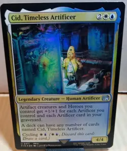 Cid, Timeless Artificer (0411) FOIL - MTG Final Fantasy FIN - NM - Image 2