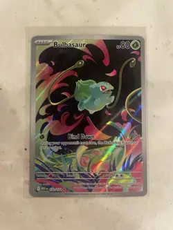2025 Pokemon EN Bulbasaur Mega Evolution Illustration Rare Holo 133/132 - Image 1