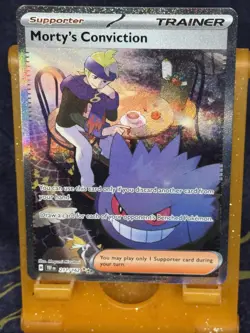 Pokemon TCG Trainer Morty's Conviction 211/162 Temporal Forces - Image 1