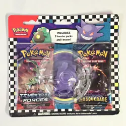 Pokemon TCG Eraser Blister Gengar Scarlet and Violet + 2 Boosters - Image 1