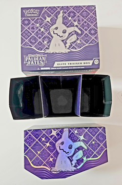 Empty Pokemon Paldean Fates Elite Trainer Box w accessories, One Random Pack - Image 3