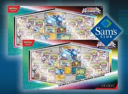 LOT OF 2 Pokemon Prismatic Lucario Ex Tyranitar Ex Premium Collection Sams Club - Image 1