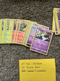 Pokemon Silver Tempest Lot 147 Rare/holos, 67 Reverse Holos, 2200 Common And Unc - Image 5