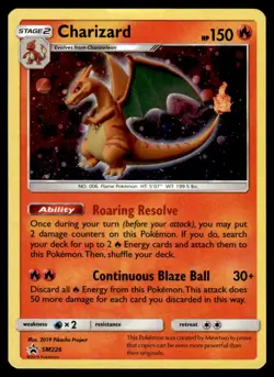 2019 Pokemon Sun & Moon Promos SM226 Charizard Light Play - Image 1