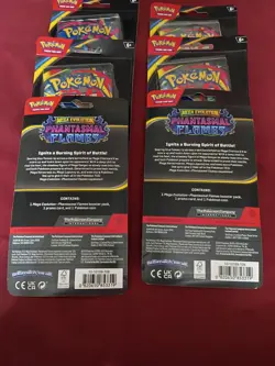 Pokemon Mega Evolution Phantasmal Flames Booster Packs Lot Of 6 - Image 4