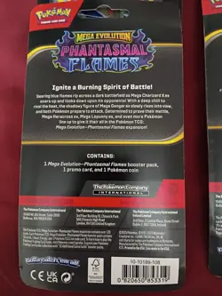 Pokemon Mega Evolution Phantasmal Flames Booster Packs Lot Of 6 - Image 5
