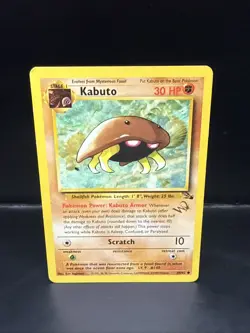 Pokemon Fossil Kabuto Promo Stamped 'W' Wizards of the Coast 50/62 - Image 3