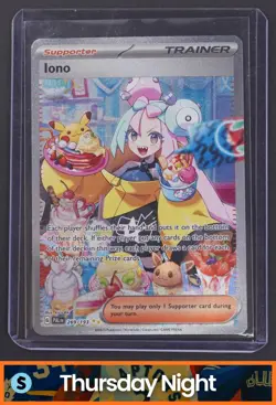 2023 POKEMON SV PALDEA EVOLVED #269/193 IONO SPECIAL ILLUSTRATION RARE - Image 1