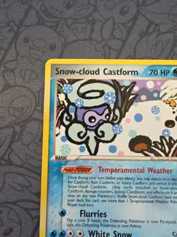 Pokemon: Snow-Cloud Castform #25/101 Hidden Legends Rare 2004 - LP - I188 - Image 4