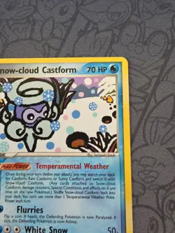Pokemon: Snow-Cloud Castform #25/101 Hidden Legends Rare 2004 - LP - I188 - Image 5
