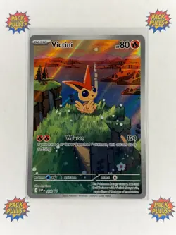 Victini SVP 208 Illustration Rare Black Star Promo Pokemon TCG 2025 - Image 1