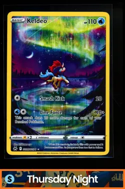 2023 POKEMON SWORD & SHIELD CROWN ZENITH #GG07/GG70 KELDEO GALARIAN GALLERY - Image 1