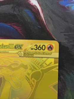 Mega Charizard X ex - 130/094 Phantasmal Flames Gold Pokemon - LP FRESH PULL - Image 2