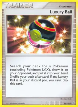 Moderately Played, English - 1 x Pokemon Luxury Ball - 86/100 - Uncommon Stormfr - Image 1