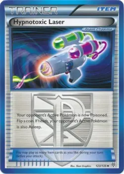 Hero Deal, English - 1 x Pokemon Hypnotoxic Laser - 123/135 - Uncommon BW - Plas - Image 1