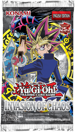 2023 Yugioh Invasion of Chaos 25th Anniversary Edition Booster Pack [1-Pack] - Image 1