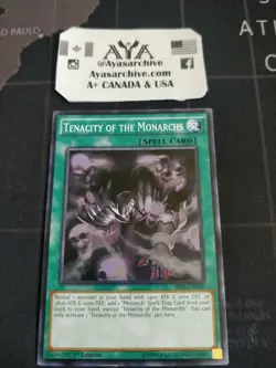 Tenacity of the Monarchs - NM/LP SR01-EN029 - Common - 1st Edition - YUGIOH A+ - Image 1