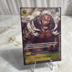 Silvers Rayleigh OP14-108 The Azure Sea's Seven ENGLISH OP14 One Piece FULL ART - Image 2