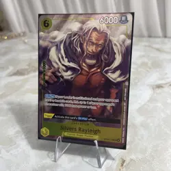 Silvers Rayleigh OP14-108 The Azure Sea's Seven ENGLISH OP14 One Piece FULL ART - Image 3