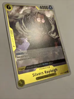 Silver Rayleigh Rare (R) OP14-108 The Azure Sea's Seven English Foil - Image 2