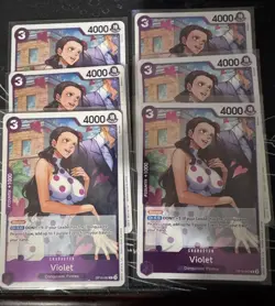 One Piece TCG Royal Blood OP10-062 Violet Rare 6x PLAYSET - Image 1