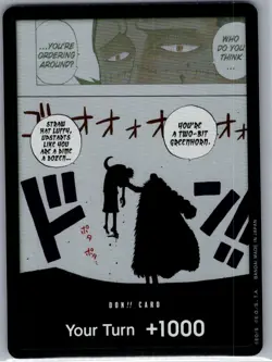 DON!! Card (Black & White) English Kingdoms of Intrigue - One Piece Card - NM - Image 1