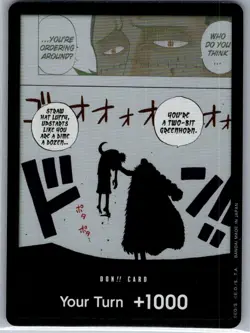 DON!! Card (Black & White) English Kingdoms of Intrigue - One Piece Card - NM - Image 1