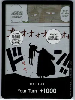 DON!! Card (Black & White) English Kingdoms of Intrigue - One Piece Card - NM - Image 1