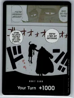 DON!! Card (Black & White) English Kingdoms of Intrigue - One Piece Card - NM - Image 1