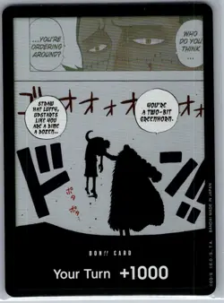 DON!! Card (Black & White) English Kingdoms of Intrigue - One Piece Card - NM - Image 1