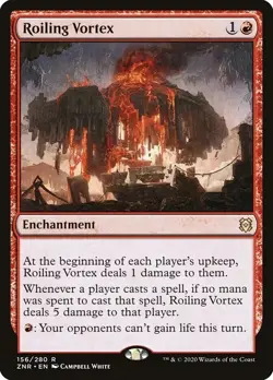 Roiling Vortex - [Zendikar: Rising] RARE MtG TCG Card # 156 - Image 1