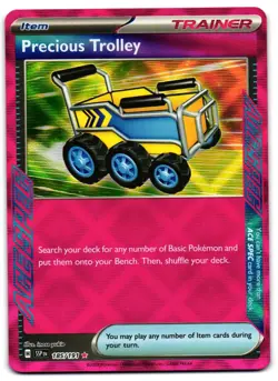 Precious Trolley 185/191 - Surging Sparks ACE SPEC Rare Pokemon TCG - NM Card - Image 1