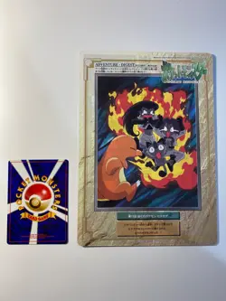 Pokemon jumbo Adventure Digest N 11 Japanese Pokemon Card Near Mint - Image 2