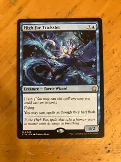 MTG High Fae Trickster FDN #40 Regular Card NM/M Condition - Image 1